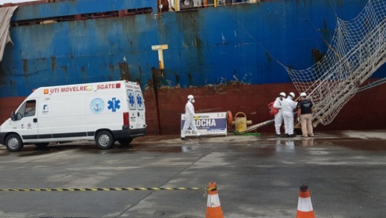 Porto de Paranaguá simula atendimento ao coronavírus