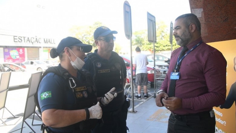 GCM fiscaliza superlotação de mercados, bancos e lotéricas em combate ao Covid-19