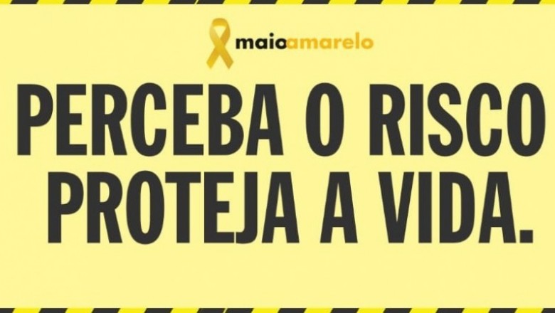 Campanha Maio Amarelo será virtual em prevenção ao coronavírus