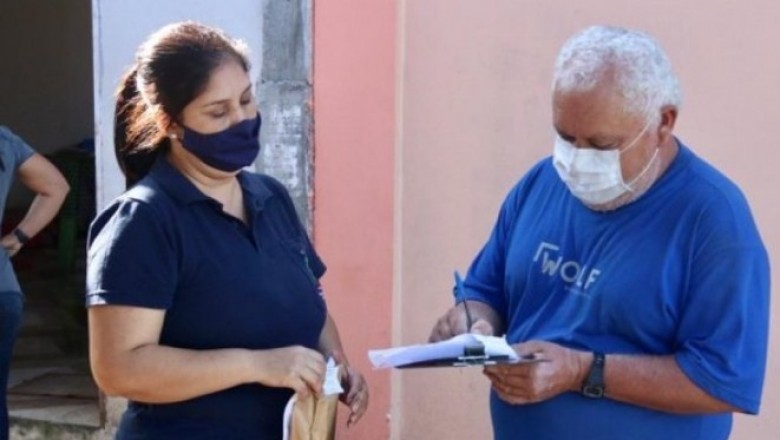 São Miguel e Ponta do Ubá recebem equipe da Saúde para dispensação de Ivermectina