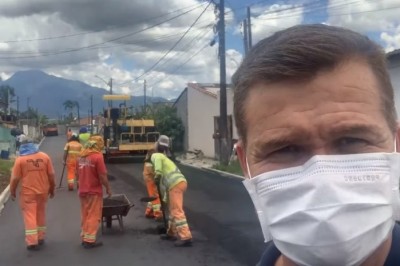 Obras de pavimentação avançam em Paranaguá