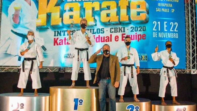 Parnanguaras conquistam medalhas de ouro e prata no Campeonato Brasileiro de Karatê