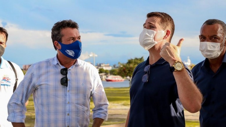 Marcelo Roque recebe Secretário de Estado Márcio Nunes que anuncia obras