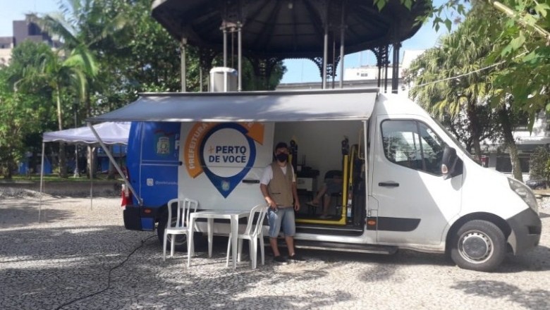 População pode retirar o Cartão SUS em ponto itinerante na Praça Fernando Amaro