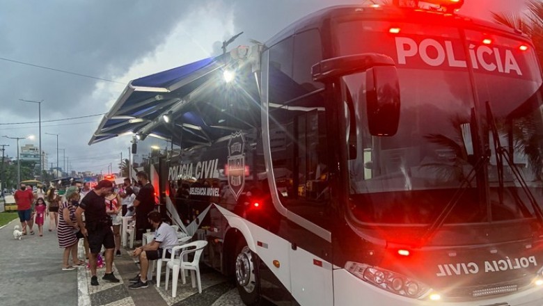 Delegacia Móvel atenderá em Matinhos até este domingo