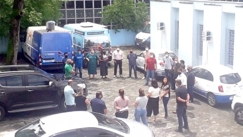 Mutirão de prevenção à dengue nos prédios públicos em Paranaguá