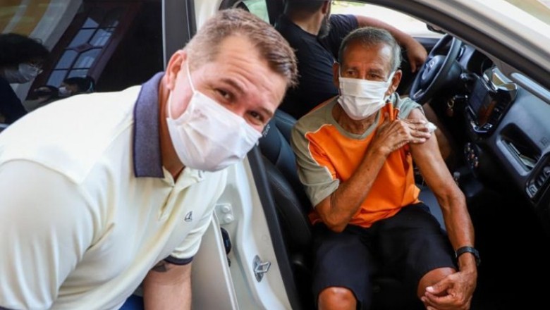 Ao todo 358 pessoas foram vacinadas nesta quarta-feira, 17 em Paranaguá 