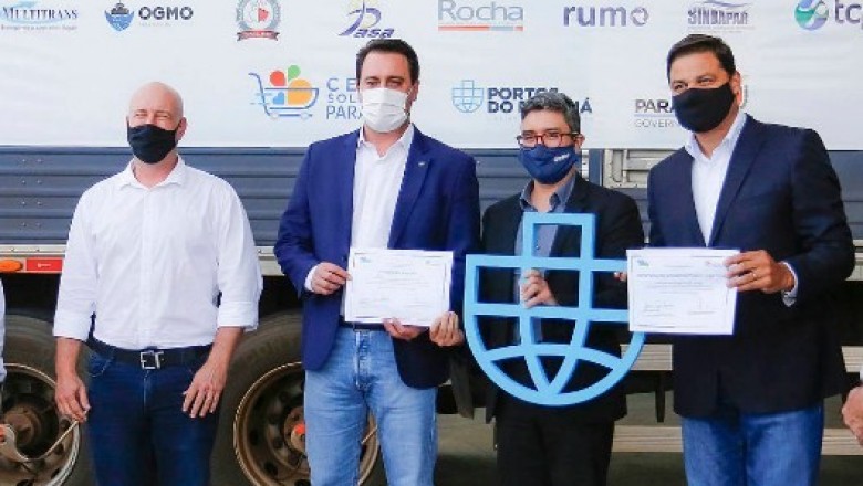 Comunidade portuária arrecada 9 mil cestas básicas para doação