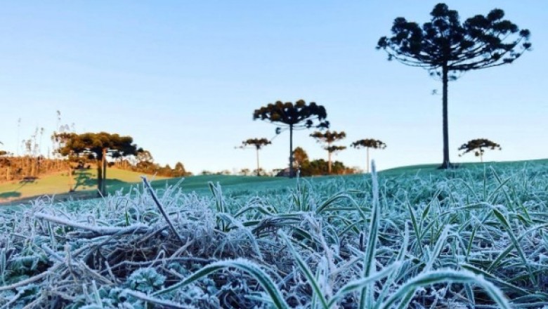 Cidade paranaense General Carneiro registrou -7,8ºC