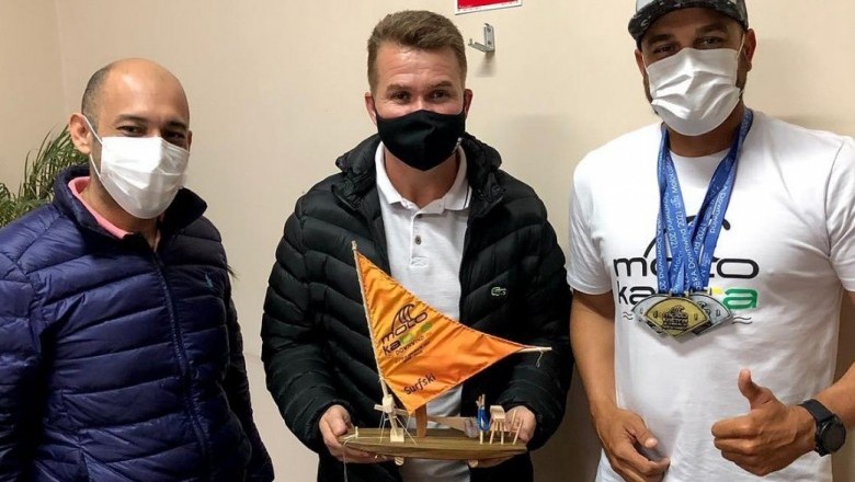 Johnatha Vaz conquista vaga no Mundial de Canoagem Oceânica e vai representar Paranaguá