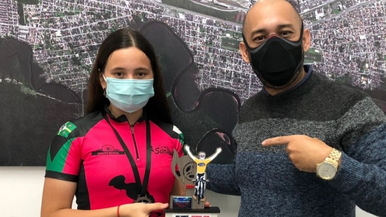 Atleta parnanguara Emily Ribeiro conquista segundo lugar na segunda etapa do Paranaense de Mountain Bike XCO 2021