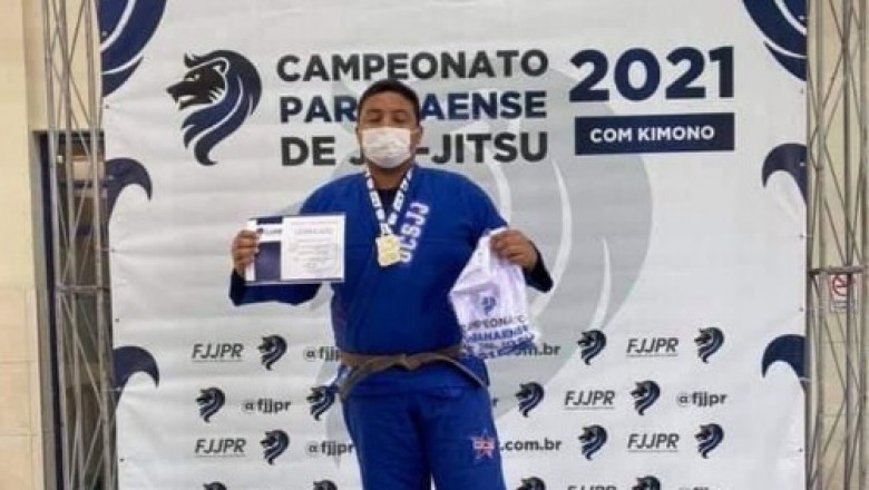 Atleta parnanguara é o grande campeão do Campeonato Paranaense de Jiu-Jitsu 2021
