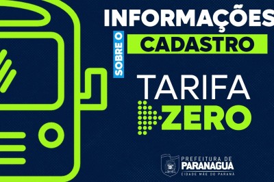 PARANAGUÁ: Saiba como se cadastrar no programa Tarifa Zero