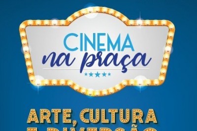 'Cinema na Praça' acontece em frente a Estação Ferroviária