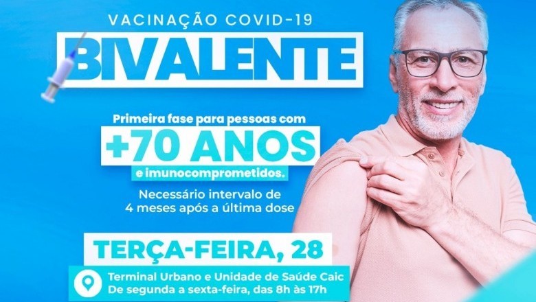 Vacinas bivalentes começam a ser aplicadas terça-feira (28)