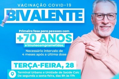 Vacinas bivalentes começam a ser aplicadas terça-feira (28)