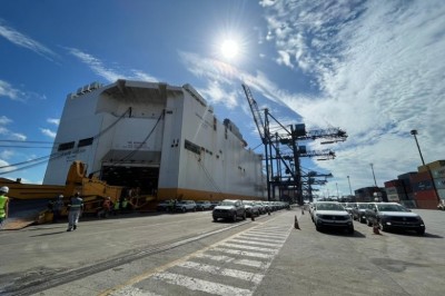  TCP recebe maior navio Ro-Ro em capacidade no terminal
