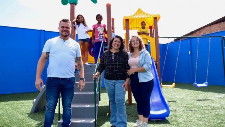 Famílias são beneficiadas com reforma do CMEI 'Nossa Senhora de Guadalupe'