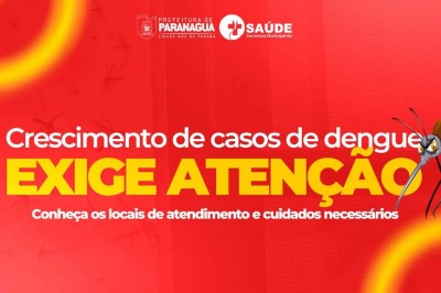 Conheça os locais de atendimento em casos de dengue em Paranaguá 