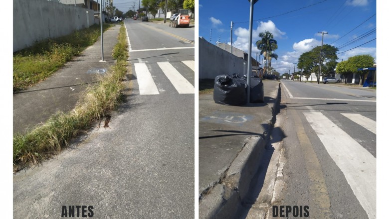 Secretaria do Meio Ambiente de Paraaguá faz manutenção em ruas da cidade