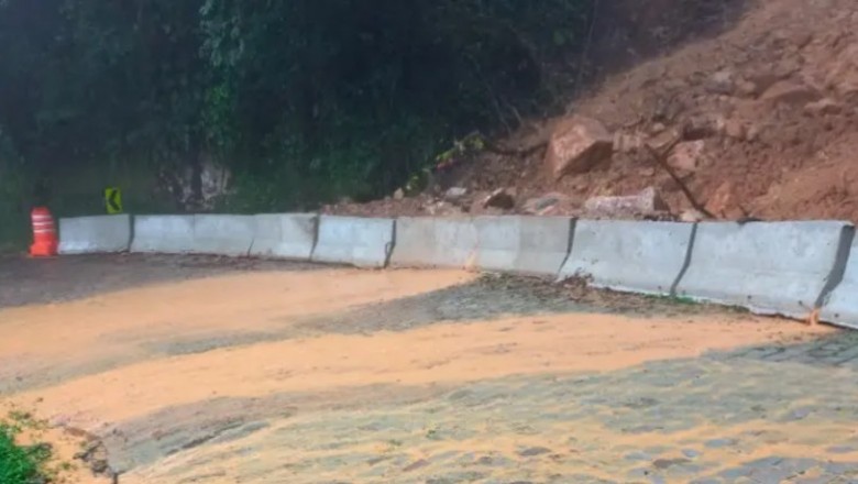 Estrada da Graciosa é fechada temporariamente devido ao excesso de chuvas