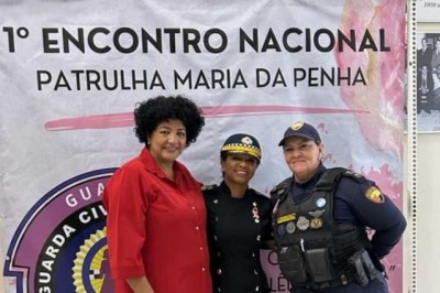 Coordenadora da Patrulha Maria da Penha representa Paranaguá em encontro nacional em São Paulo