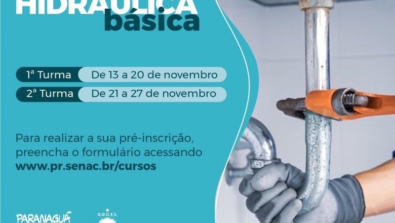 A Paranaguá Saneamento realiza curso de hidráulica básica em parceria com o Senai