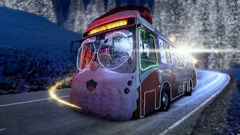 Tarifa Zero de Natal: ônibus iluminado tem cronograma de visitação pelos bairros