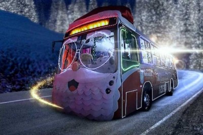 Tarifa Zero de Natal: ônibus iluminado tem cronograma de visitação pelos bairros