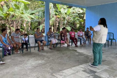 Comunidades no entorno da baía de Paranaguá participam do Projeto Mutirão de Combate à Dengue