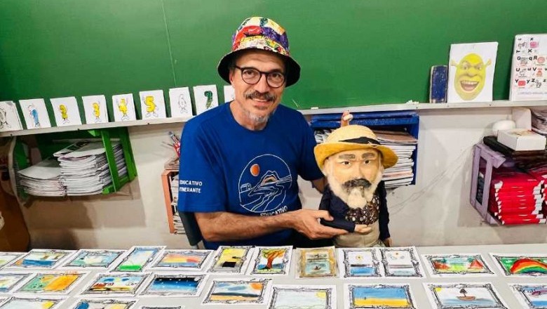 Monet em 3D: programa educativo itinerante leva obras do artista às escolas públicas da cidade de Paranaguá