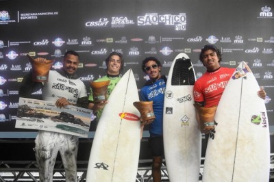 Wesley (SP) e Larissa (CE) consagram-se campeões do MB Taça Brasil da CBSurf em São Francisco do Sul (SC)