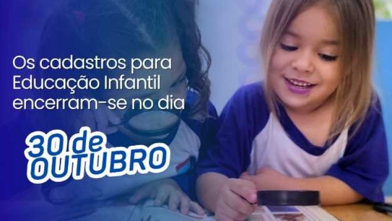 PARANAGUÁ: Última chamada para cadastro único na Educação Infantil