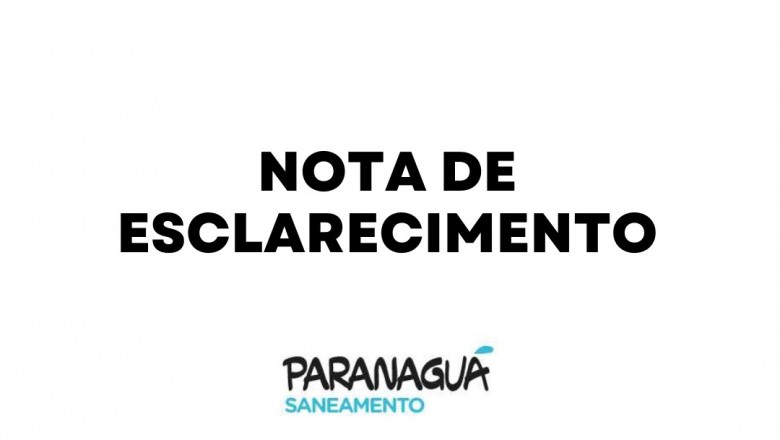 Nota Paranaguá Saneamento #01