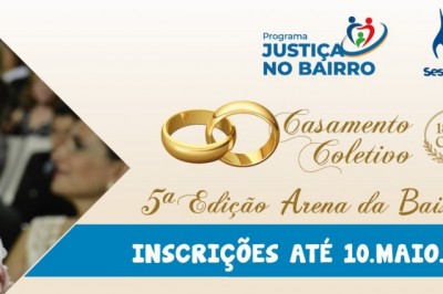 Últimos dias de inscrições para o Casamento Coletivo: prazo vai até 09 de maio em Paranaguá