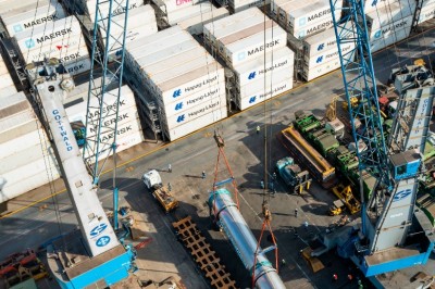 TCP realiza operação de carga superdimensionada inédita na América do Sul