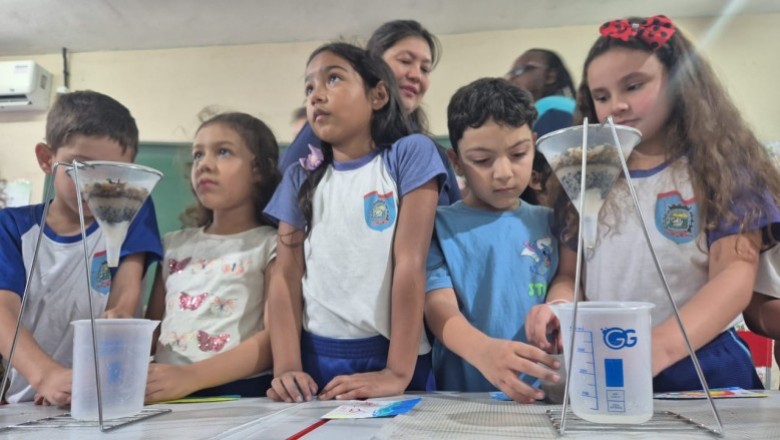 Paranaguá Saneamento leva arte, ciência e tecnologia a escolas públicas da cidade