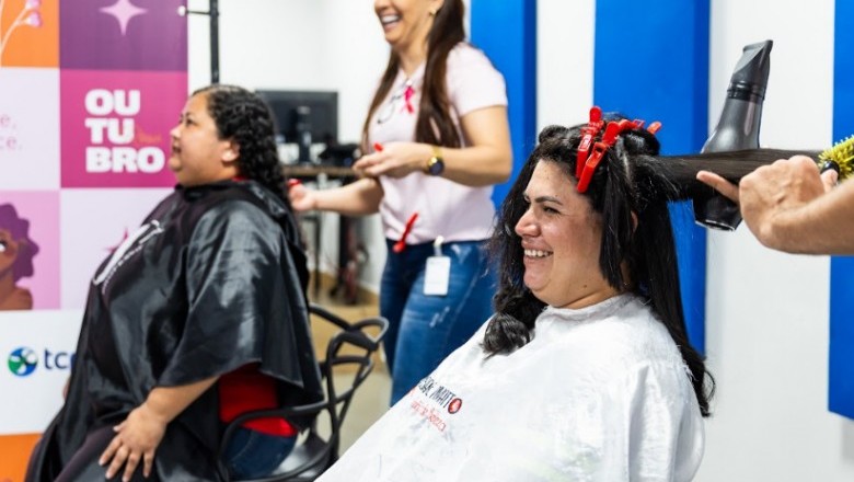 TCP promove ação de doação de cabelos em apoio ao Outubro Rosa