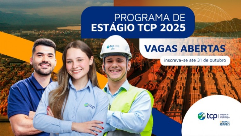 TCP abre inscrições para segunda fase do Programa de Estágio 2025