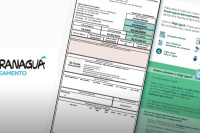 Fatura de água terá novo modelo a partir de janeiro de 2026
