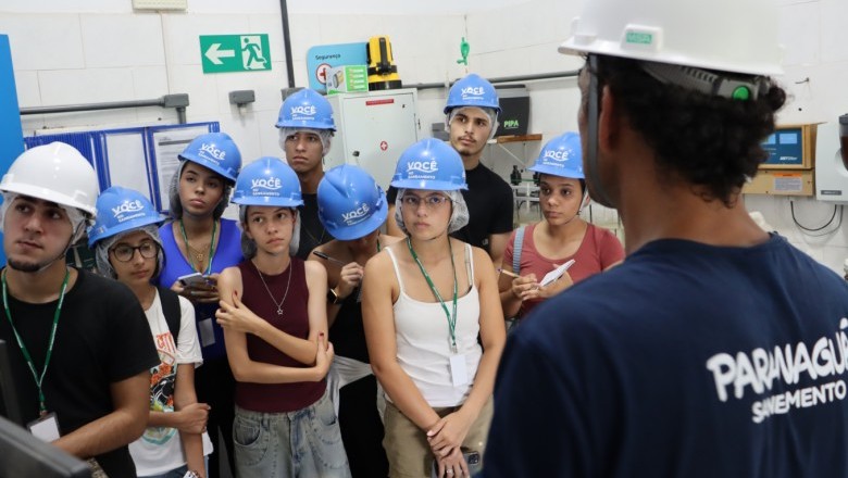 Alunos do IFPR participam de visita t&eacute;cnica &agrave; ETA Col&ocirc;nia pelo programa Voc&ecirc; no Saneamento