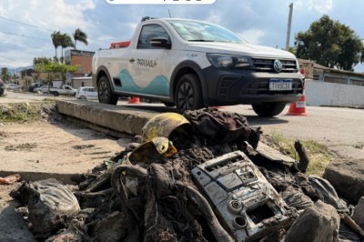 Paranaguá Saneamento avança na limpeza preventiva de canais como medida da cidade para períodos de chuvas intensas